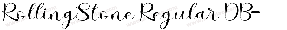 RollingStone Regular DB字体转换